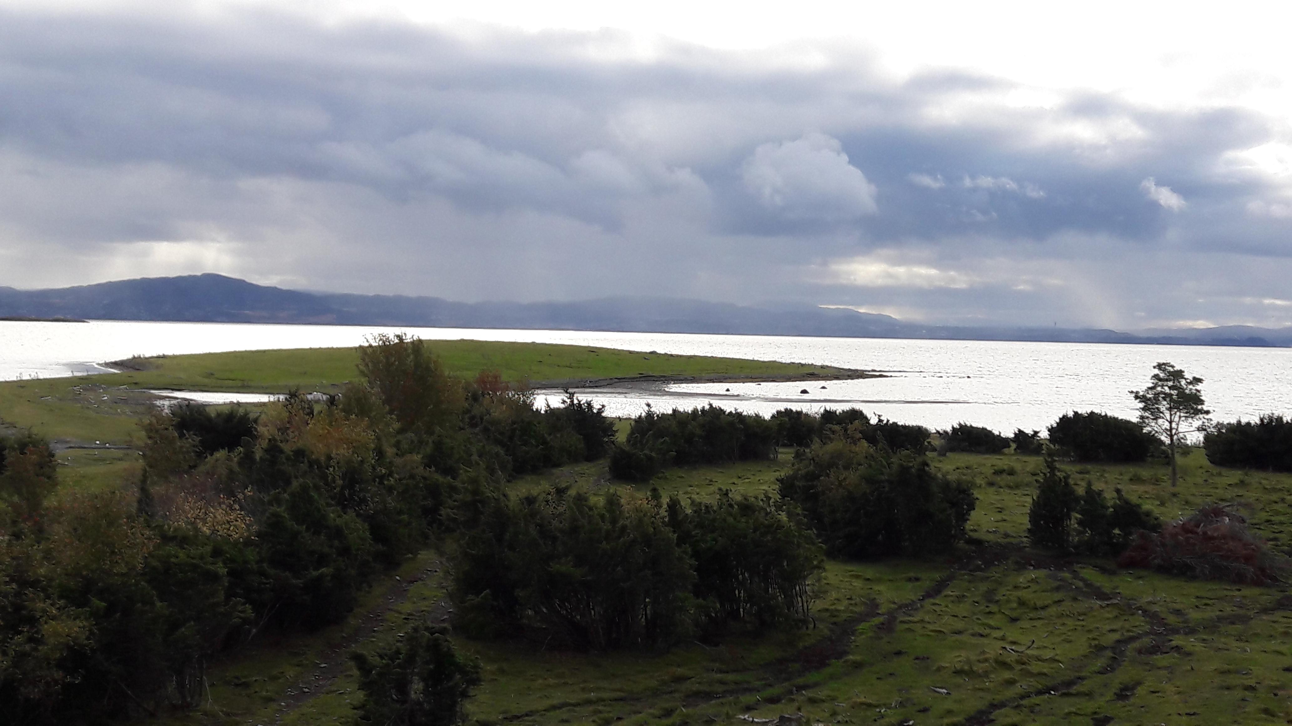 Vista towards the mainland